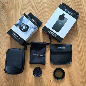 Sandmarc iPhone telephoto lens + polarizer filter